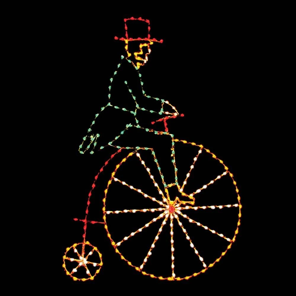 11' Victorian Bicycler, LED 1 11' Victorian Bicycler, LED