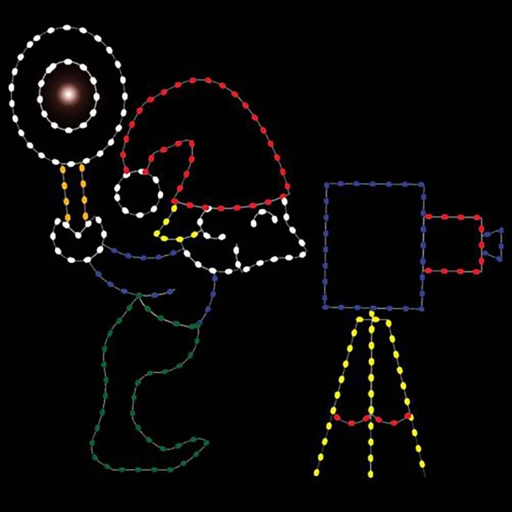 9' X 15' Elf Photographer & Camera, LED 1 9' X 15' Elf Photographer & Camera, LED