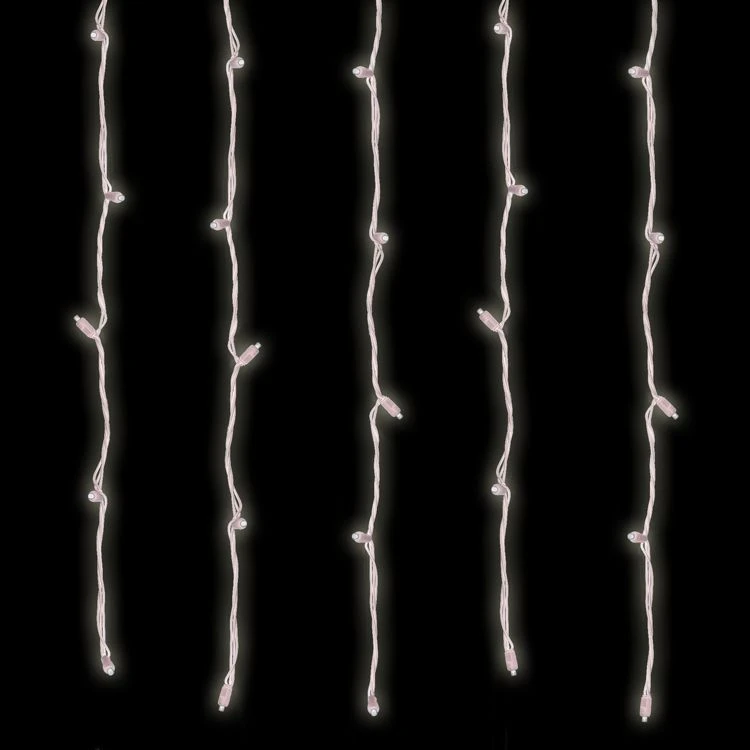 53 Light Warm White Twinkle 5MM Curtain Lights 1 53 Light Warm White Twinkle 5MM Curtain Lights