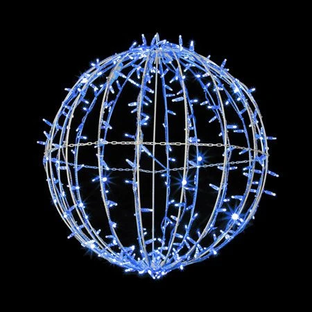 20" Foldable Sphere - LED - Blue - Commercial Grade 1 20" Foldable Sphere - LED - Blue - Commercial Grade