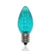 C7 SMD LED Retrofit Bulb - Teal - Minleon - Bag Of 25