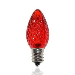 C7 SMD LED Retrofit Bulb - Red - Minleon - Bag Of 25