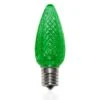 C9 SMD LED Retrofit Bulb - Green - Minleon - Bag Of 25