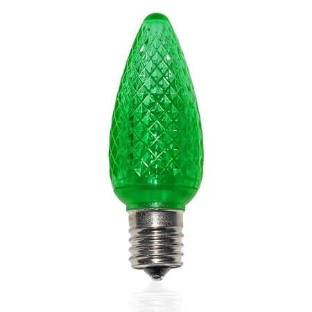 C9 SMD LED Retrofit Bulb - Green - Minleon - Bag Of 25 1 C9 SMD LED Retrofit Bulb - Green - Minleon - Bag Of 25