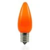 C9 SMD LED Retrofit Bulbs - Frosted Smooth - Amber/Orange - Pro Christmas™ - Bag Of 25