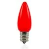 C9 SMD LED Retrofit Bulbs - Frosted Smooth - Red - Pro Christmas™ - Bag Of 25