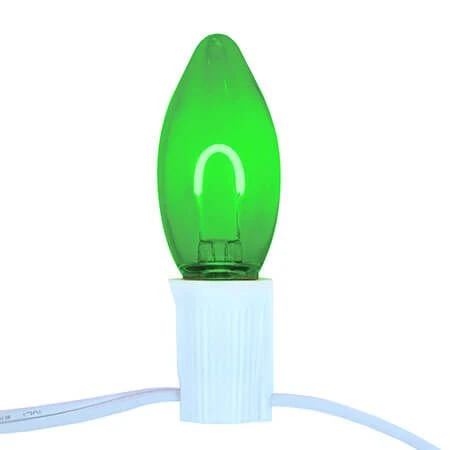 C9 Flexible Filament LED Bulb - Green - Pro Christmas™ - Bag Of 25 2 C9 Flexible Filament LED Bulb - Green - Pro Christmas™ - Bag Of 25 - Image 2