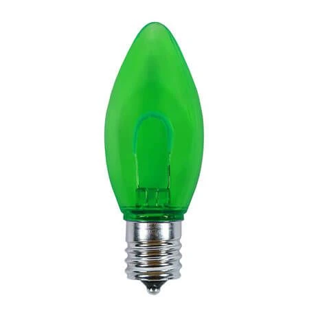 C9 Flexible Filament LED Bulb - Green - Pro Christmas™ - Bag Of 25 1 C9 Flexible Filament LED Bulb - Green - Pro Christmas™ - Bag Of 25
