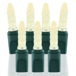 100 Light M5 Warm White LED Christmas Lights