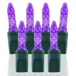 70 Light M5 Purple LED Christmas Lights