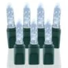 100 Light M5 Pure White LED Christmas Lights