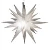 14" Moravian Star, Clear Frost