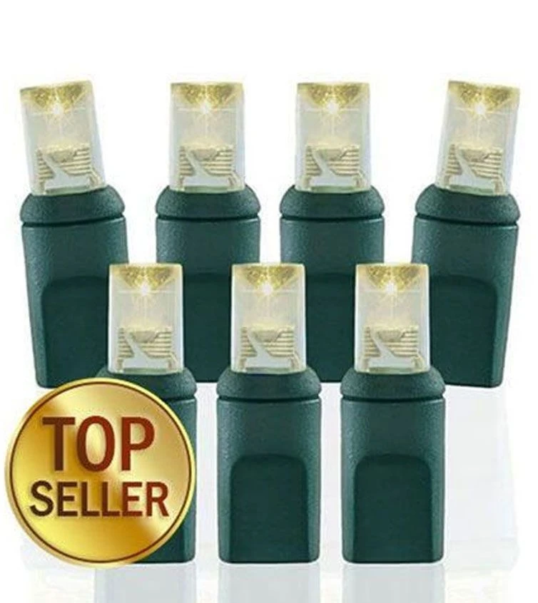 50 Light Blue 5 Mm Wide Angle Conical LED Christmas Lights 4 50 Light Blue 5 Mm Wide Angle Conical LED Christmas Lights - Image 4