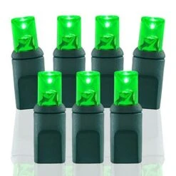 70 Light Lime Green 5 Mm Wide Angle Conical LED Lights