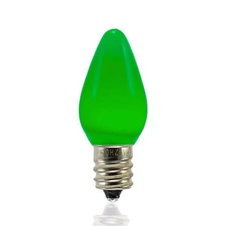 C7 SMD LED Retrofit Bulbs - Frosted Smooth - Green - Pro Christmas™ - Bag Of 25 1 C7 SMD LED Retrofit Bulbs - Frosted Smooth - Green - Pro Christmas™ - Bag Of 25