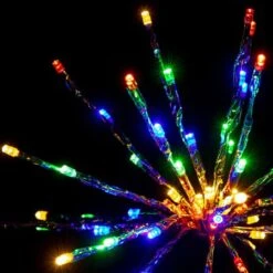18" Silver Twinkle Starburst - Multi-colored LED Lights -Twinkly Sales Shop sl tsb 12 m sl 2