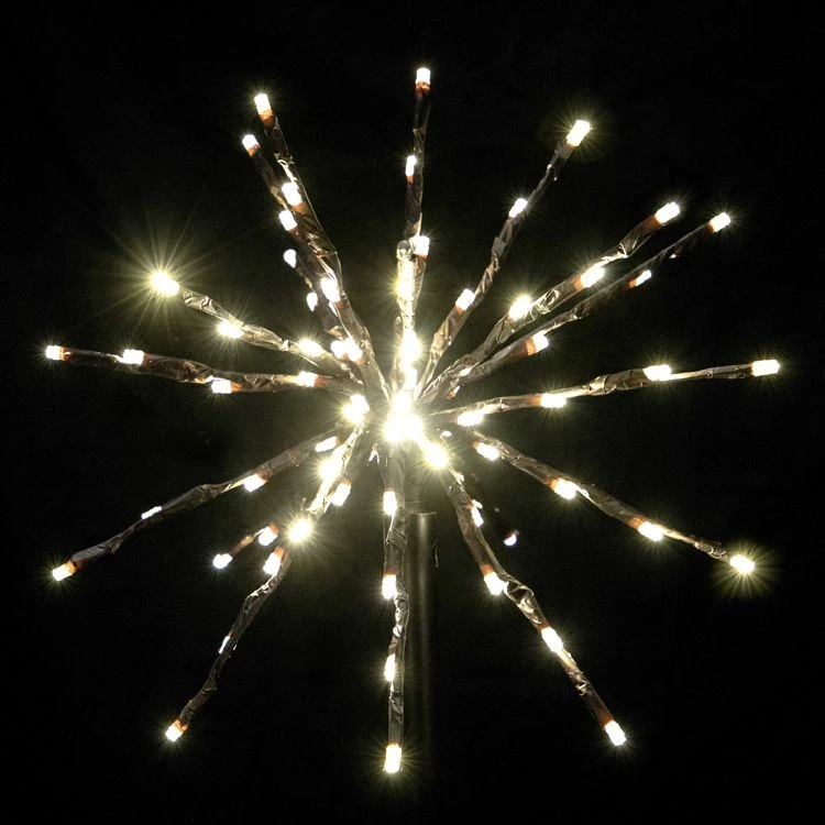 12" Brown Twinkle Starburst - Warm White LED Lights 1 12" Brown Twinkle Starburst - Warm White LED Lights