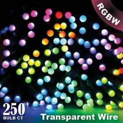 Twinkly Pro - RGBW Capsule - 250 Lights - 4" Spacing - Transparent Wire - Dual Line -Twinkly Sales Shop twinkly web 2020 13510 1