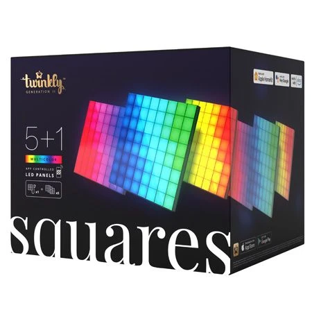Twinkly, RGB, 6 Square Starter Kit 2 Twinkly, RGB, 6 Square Starter Kit - Image 2