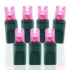 70 Light Pink 5 Mm Wide Angle Conical LED Christmas Lights